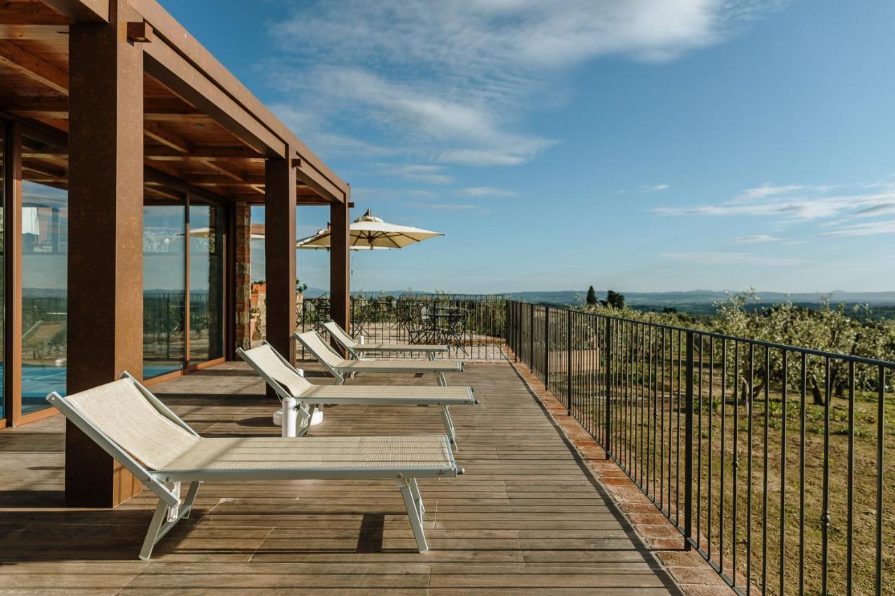 Borgo Villa A Sesta San Gusme Buitenkant foto